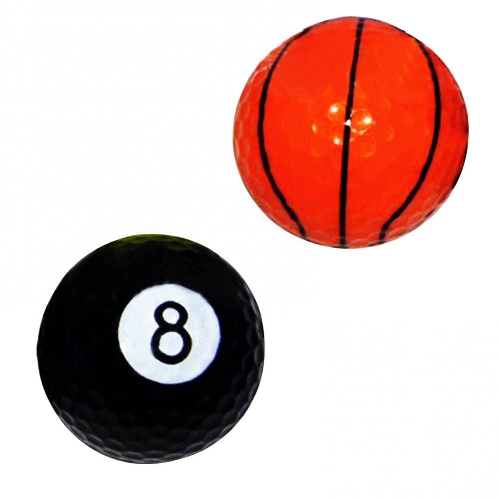 Sports Practice Balls Training Golf 6Pcs Novelty Practice Tools Two Layers