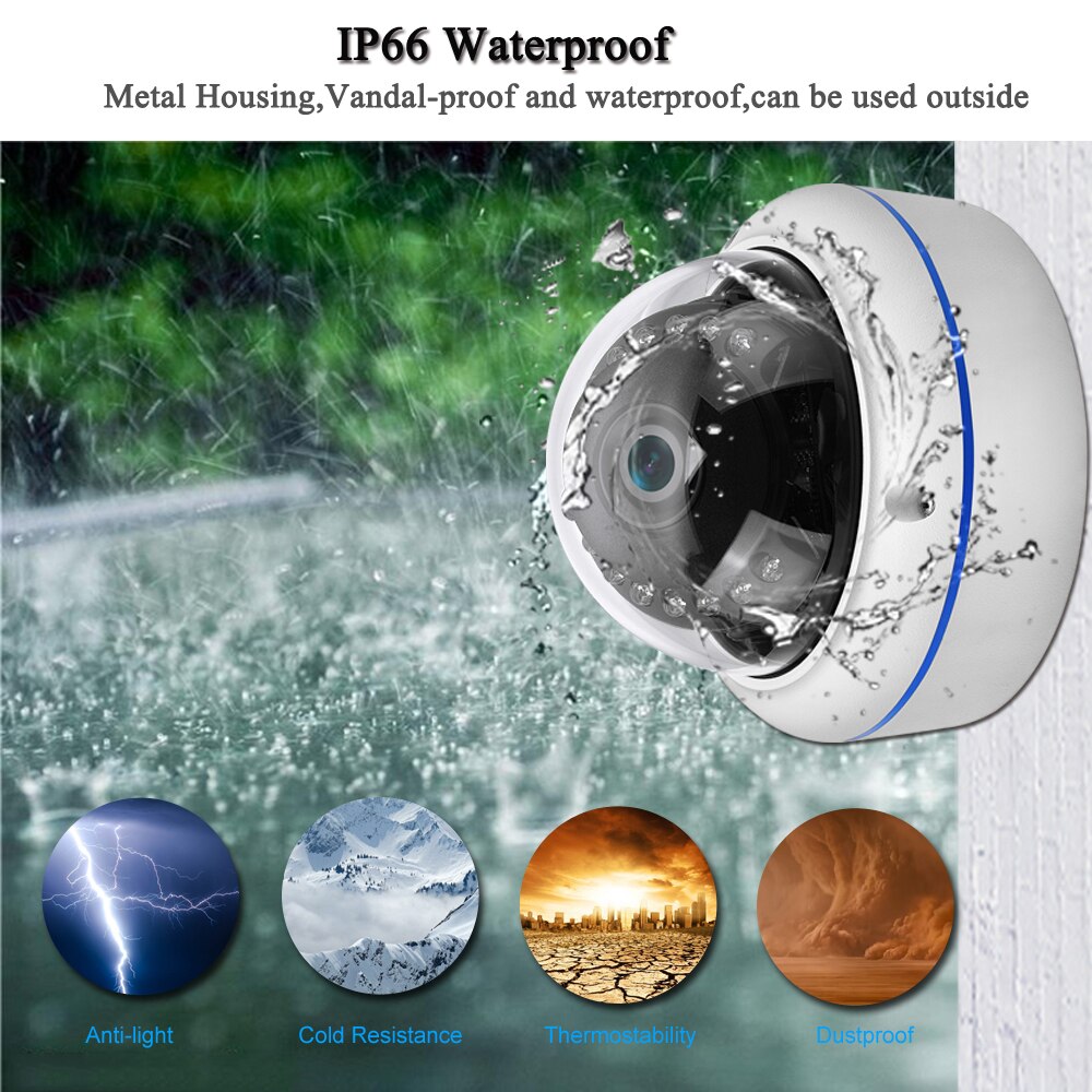 Hamrolte 5MP AHD Camera 1/2.7&quot; SC5239 CMOS 3.6mm lens Vandal-proof Outdoor/Indoor Nightvision Dome AHD Camera CCTV Camera