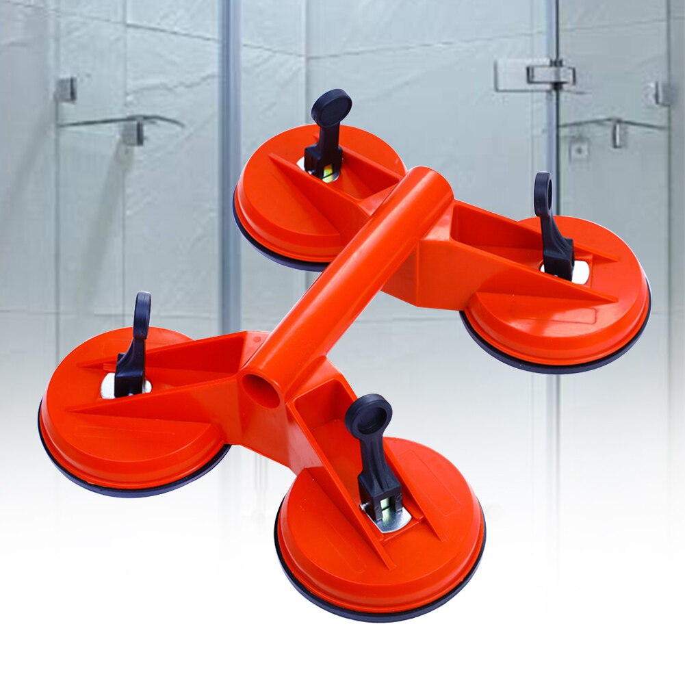 Uitvoeren Glas Lifter Vervoer Vier Pad Tegel Spiegel Praktische Graniet 120Kg Puller Zuignap Vacuüm Sterke Lager Hand Tool
