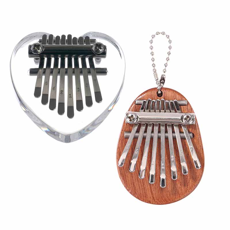 Mini 8 Keys Kalimba Percussion Musical Instrument Wood kalimba Musical Instrument Mahogany Thumb Finger Piano