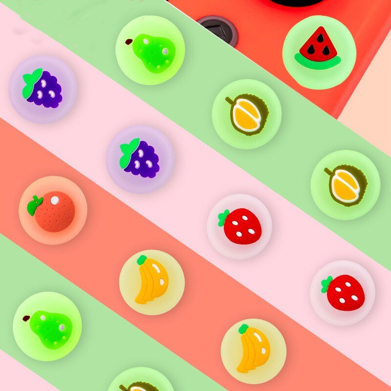 Silicone thumb grip caps for nintendo switch joy-con joystick, cover shell, button for nintendo switch oled lite mini accessories
