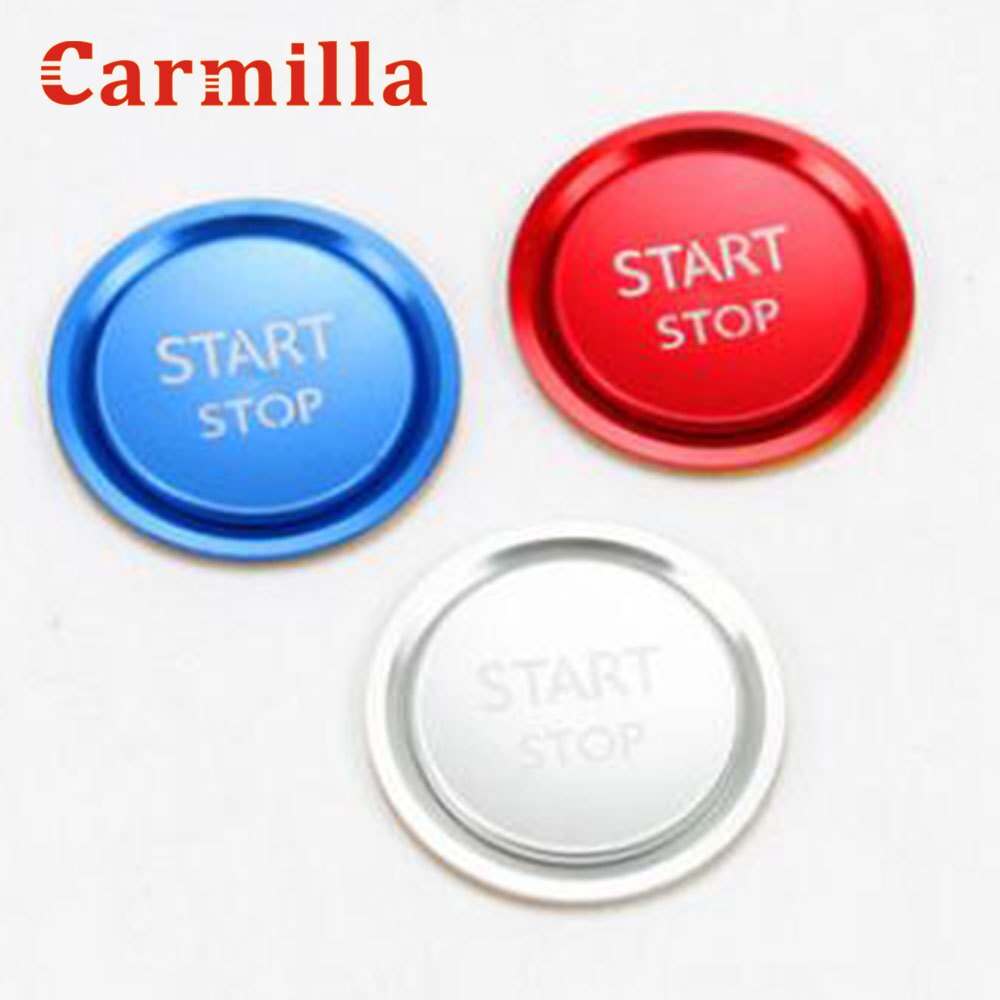 2 Pz/impostato auto Arresto di Inizio del Motore Accessori per Lo messa in piega di Accensione spingere Anelli di Copertura di Caso per Peugeot 5008 3008 408 508l 2008 308 4008