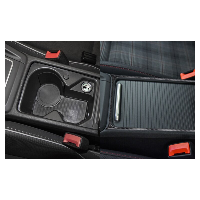 Center Console Cup Holder Decorative Frame Trim For Volkswagen VW Golf 8 MK8 Car Interior Accessories