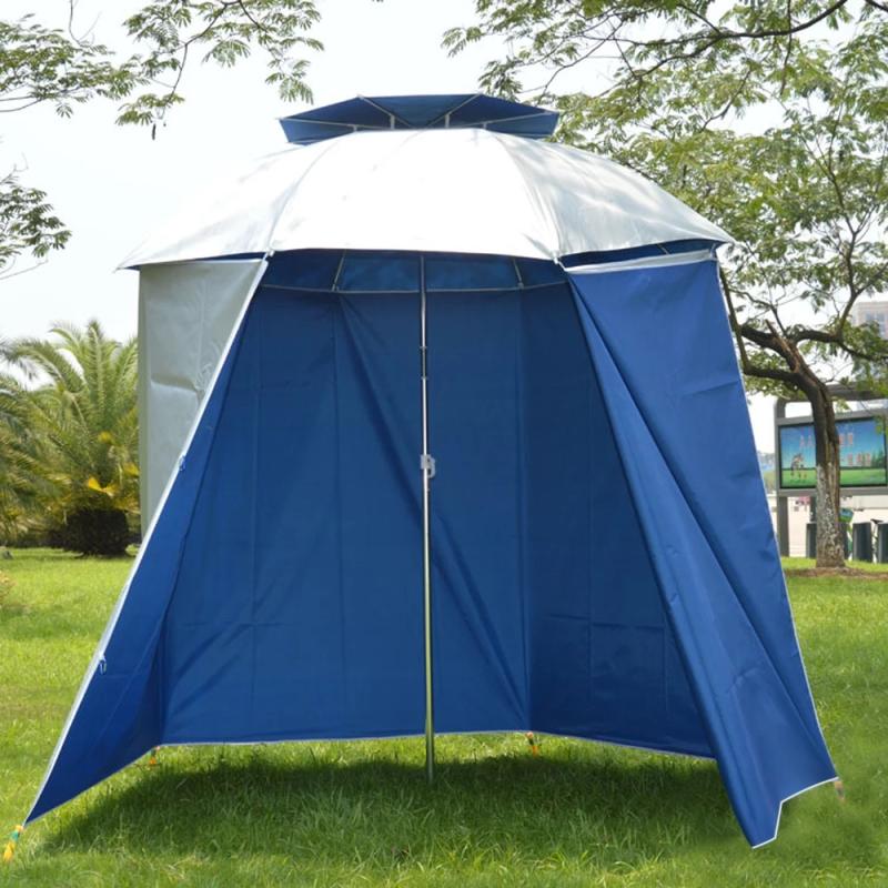4.8M Regendicht Muur Tent Doek Van Vissen Paraplu Opvouwbare Schaduwdoek Strand Zon Beschermen Schort Snti-Ultraviolet Doek voor Campin