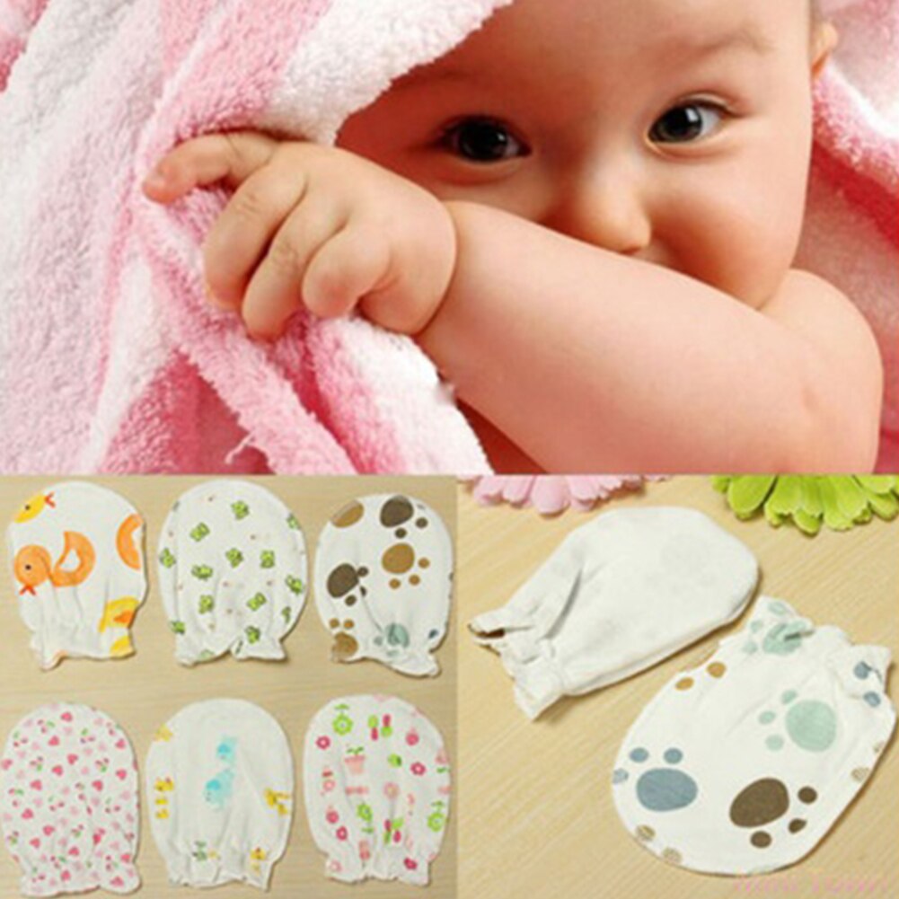 Soft Cotton Newborn Baby Infant Anti Scratch Mittens Gloves Warm Infant Gloves for Baby Accessories