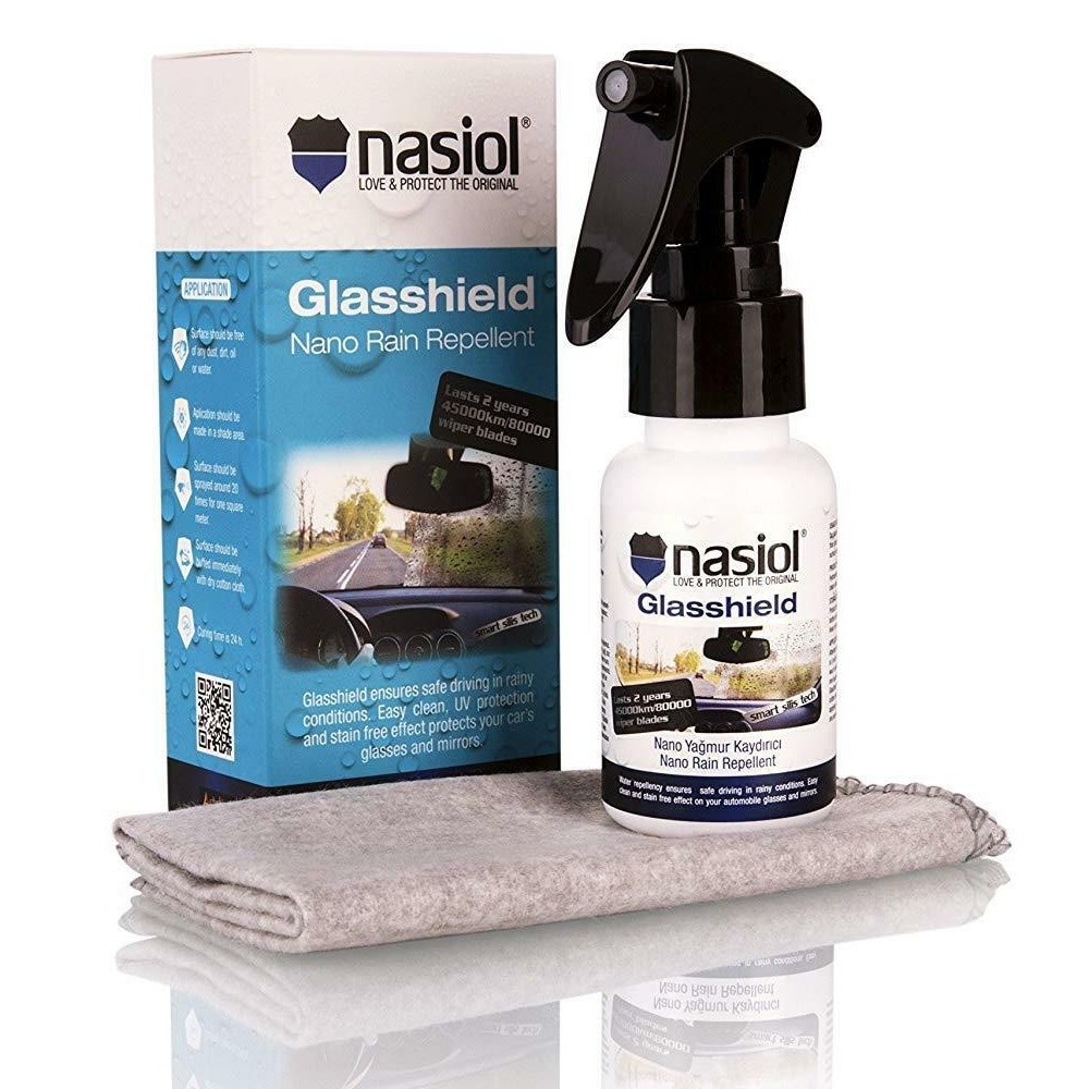 Auto Auto Nasiol Glasshield Nano Regen Afstotend Spray Voor Autoruiten, bescherm Uw Auto Voorruit En Spiegel 50 Ml