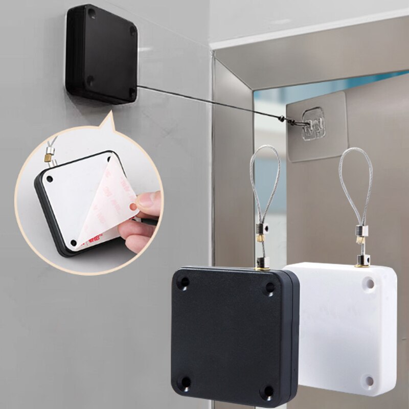 Punch-free Automatic Sensor Door Closer Automatically Close for All Doors