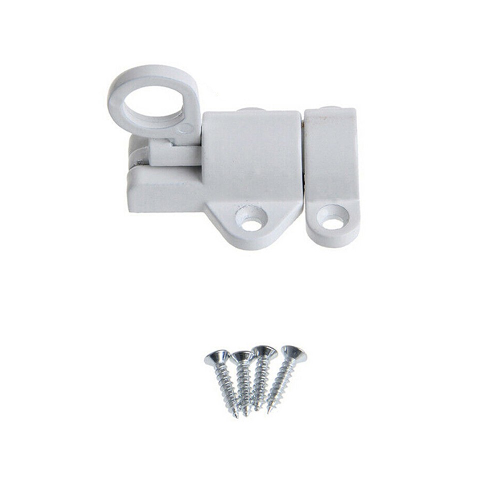 1*Self Closing Latch Bolt 4*Screws Aluminium Alloy Door Latch Sprung Attic Loft Ceiling Hatch Lock Catch Tool