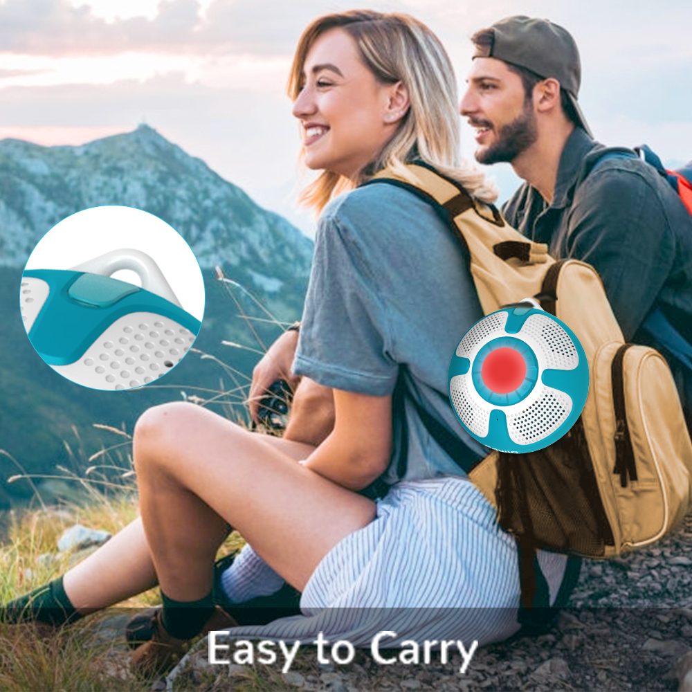 COWIN Smile IPX7 Waterproof Portable Bluetooth Speaker Bluetooth 5.0 Wireless Speakers Outdoor Loudspeaker Subwoofer