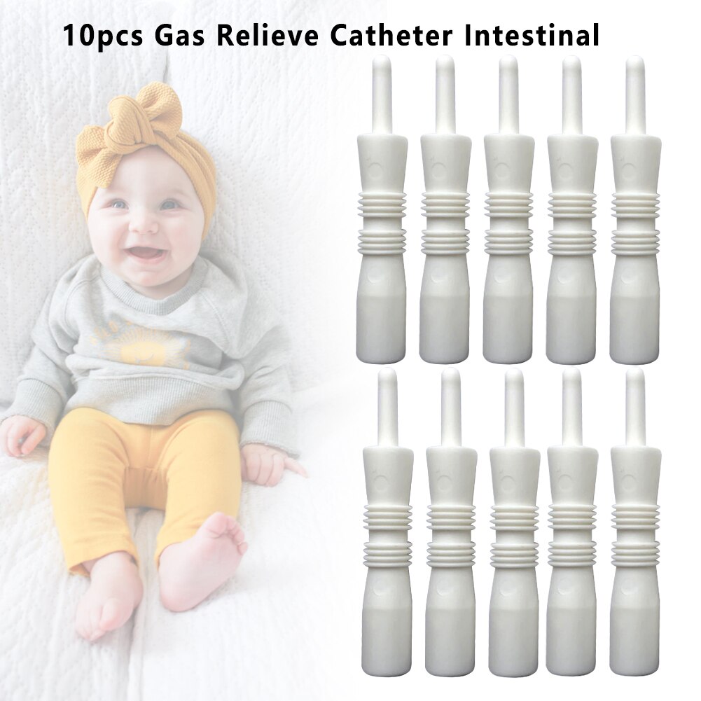10 stücke Kleine Kleinkind Baby Werkzeug Heimat Einweg Gas Entlasten Katheter Reise Darm Tympanites Einfach Verwenden TPR Professionelle Koliken
