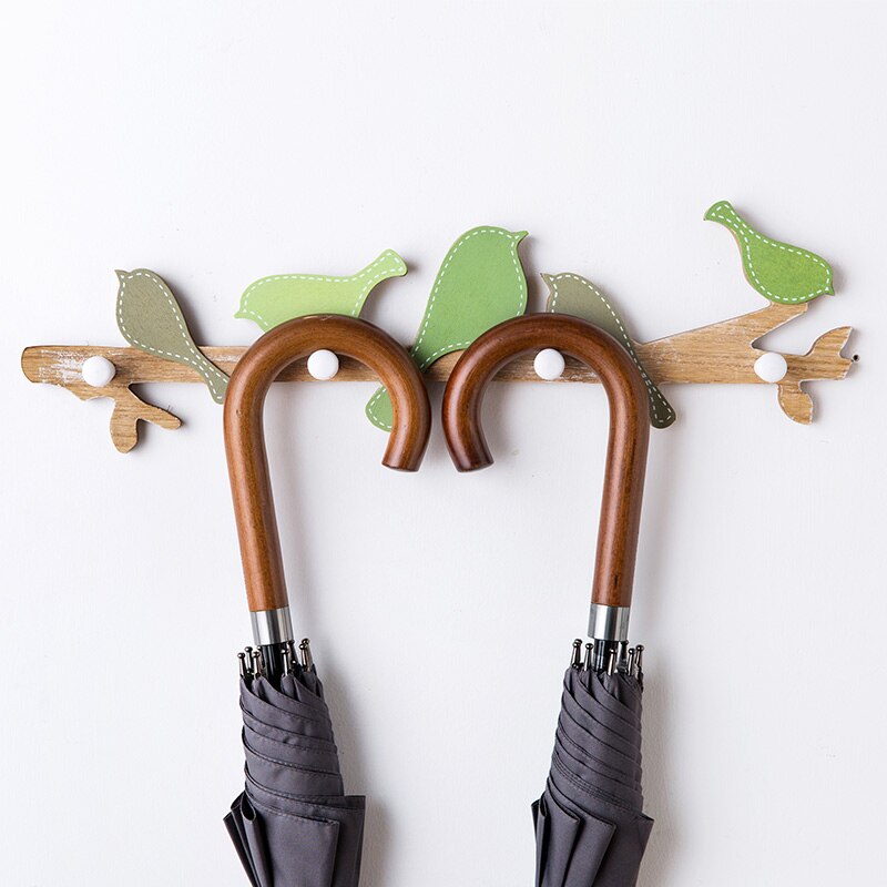 American country birdie hook door entrance porch fitting room hook wall hanging key frame decorative coat hook