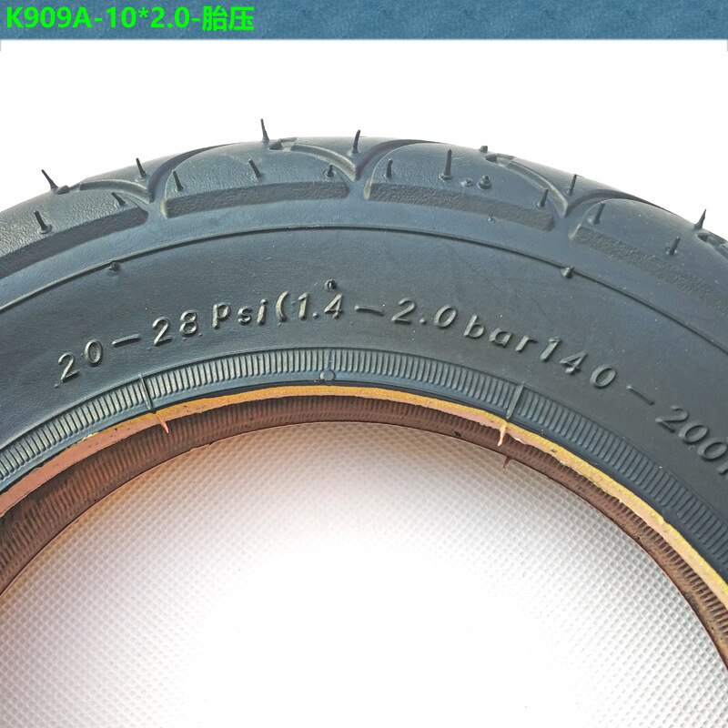 Druk Band 20-28PSI Zwart Component Onderhoud 10-Inch Onderdelen Scooter