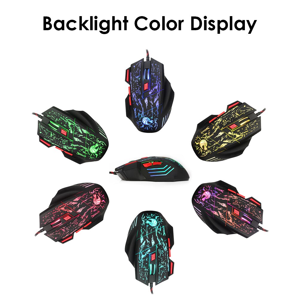 ZERODATE J40 Wired Keyboard Set Keyboard Mouse 104 Keys Ergonomic Gaming Keyboard Mouse Set for Gaming Typing Mac PC Compatible