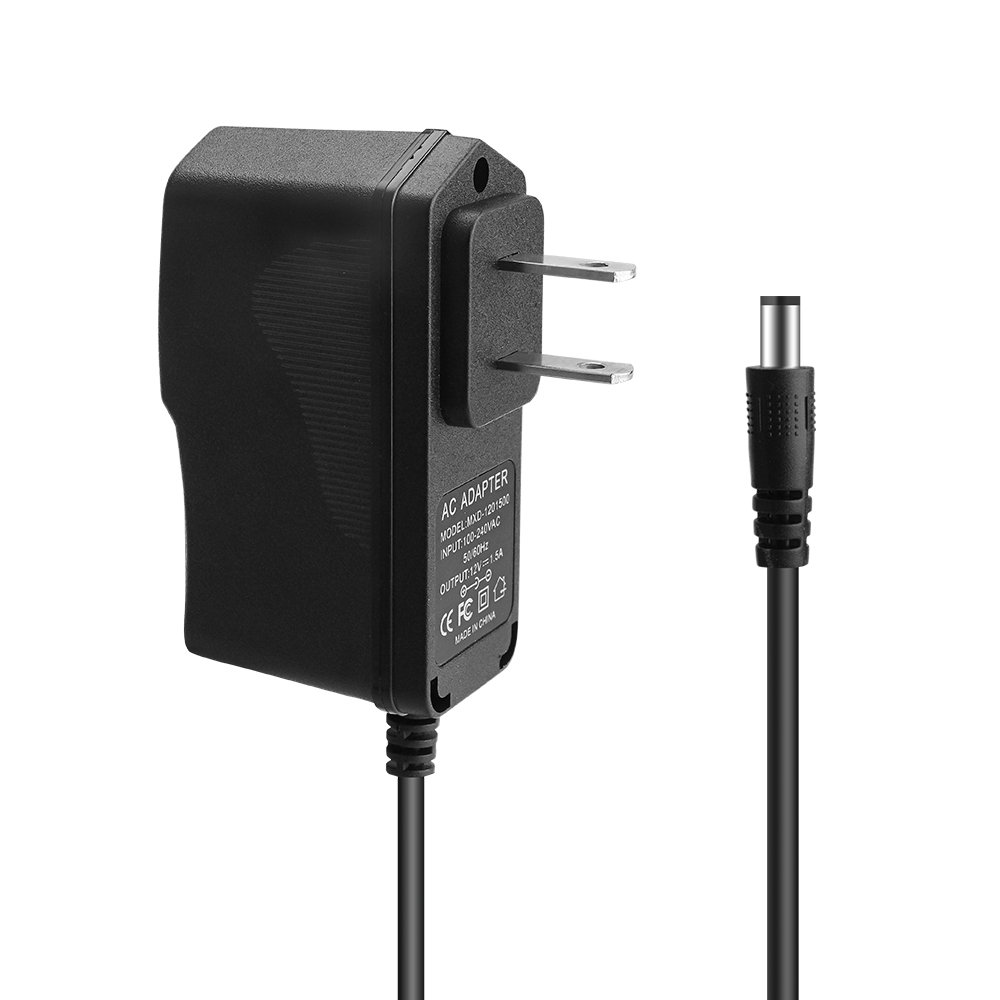 AIYIMA Audio Sound Amplifier Power Supply AC100-240V to DC12V 1.5A Adapter EU US UK AU Plug DIY For Home Power AMP Charger: Black