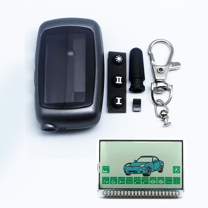 A9 Sleutelhanger body case voor Starline A9 lcd twee richtingen auto afstandsbediening auto alarm Sleutelhanger Chain Met A9 lcd display