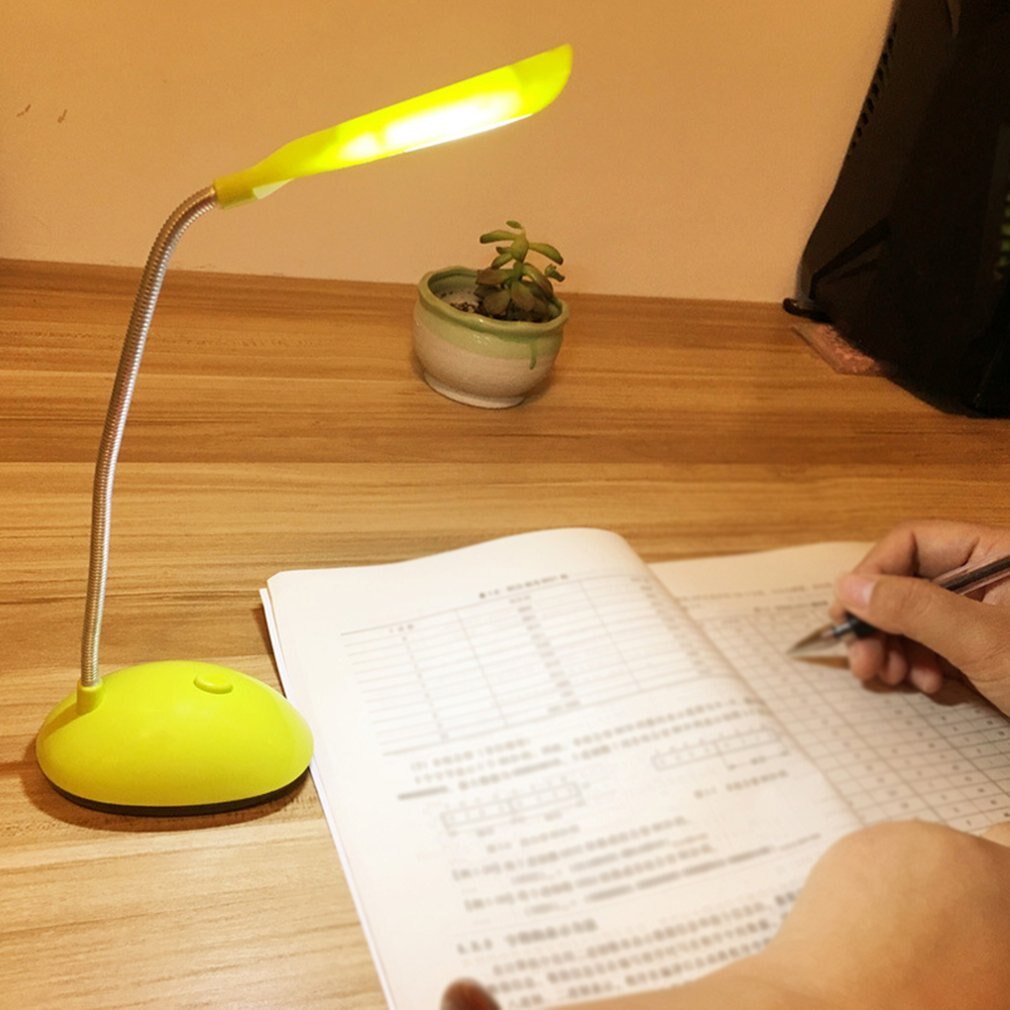 Foldbar bærbar led bordlampe børn øjenbeskyttelse studerende studere læsning led bordlampe batteridrevet