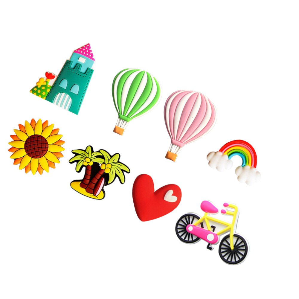 8 Pcs Soft Refrigerator Magnets Funny Fridge Stickers Fridge Magnets Home Blackboard Stickers Party Decorations