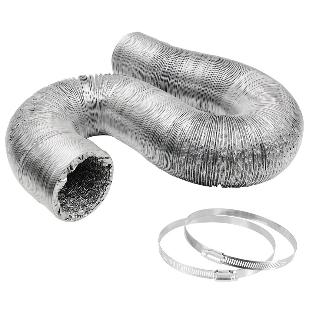 Air Ventilation Aluminum Foil Hose Greenhouse Air Conditioner Kitchen Ventilator Dryer Vent Telescopic Ducting Hose