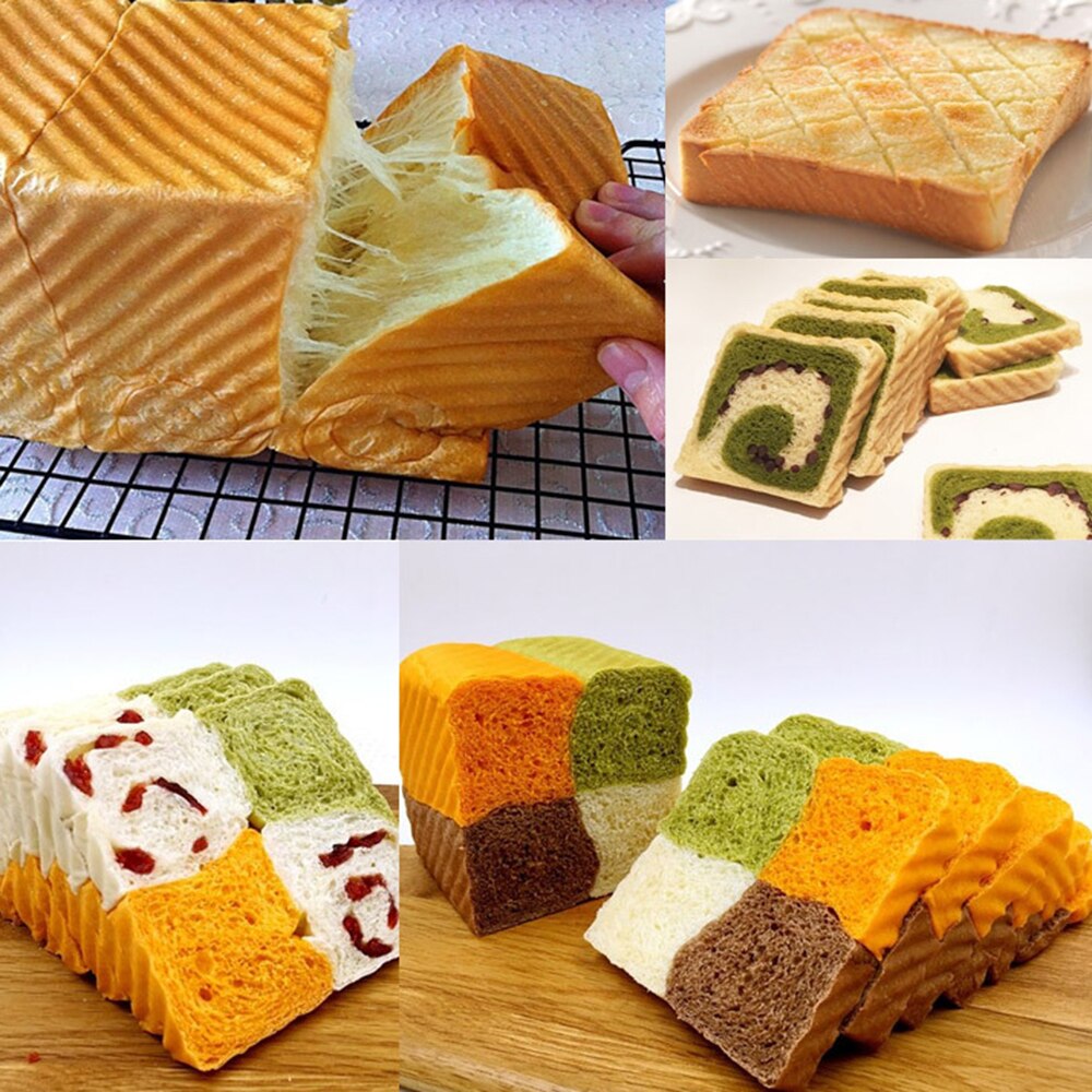 1pc Useful Carbon Steel Bread Loaf Pan With Cover Bread Toast Mold w Lid Heavy Duty Bread maker Pan