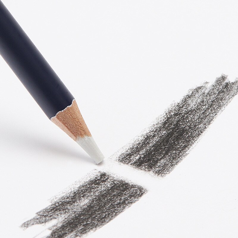 6 unids/set goma de borrar para lápiz de dibujo y pintura de alta precisión de la forma de la pluma Manga gomas borrar escuela artículos de dibujo artístico de