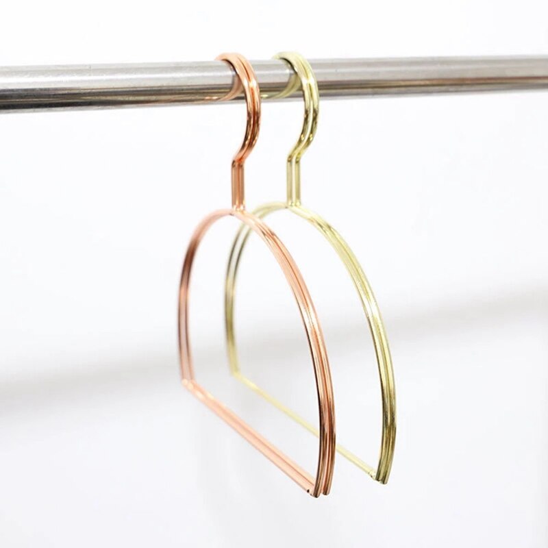 Cintres ronds en fer pour vêtements, lot de 10 pièces, ceinture d&#39;écharpe multifonctionnelle, cintre rond en métal