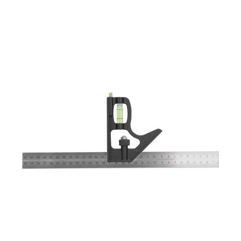 Sliding Gauge Square Ruler Manual Caliper Sliding Ruler Sliding Combination Square Ruler Multipurpose for Industrial Measurement