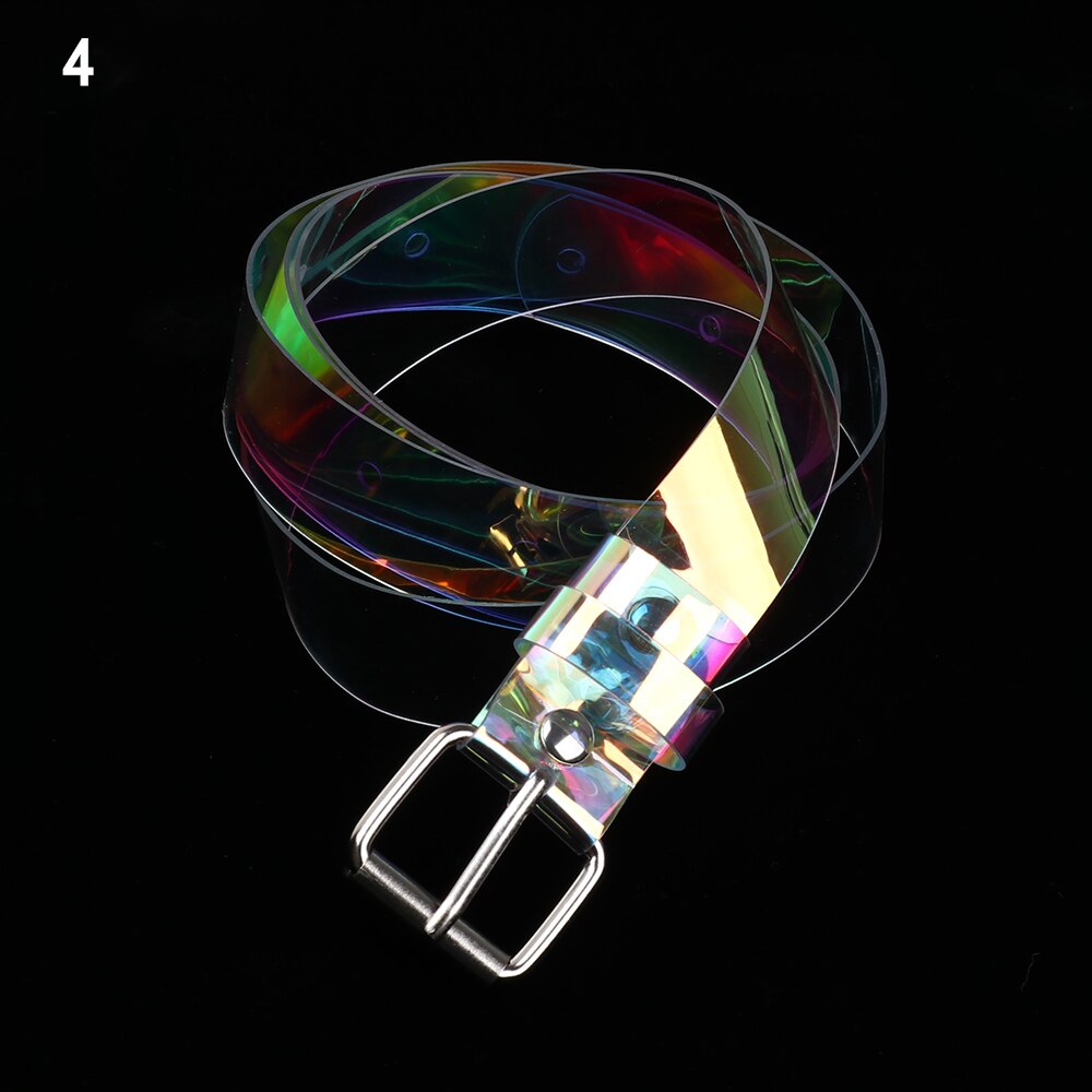 1Pc Frauen Taille Gürtel transparent Lange Gürtel Kleid Band Gürtel Quadrat Herz Stift Schnalle Breite Taille Band Sommer Mädchen bund Klar: B-120cm