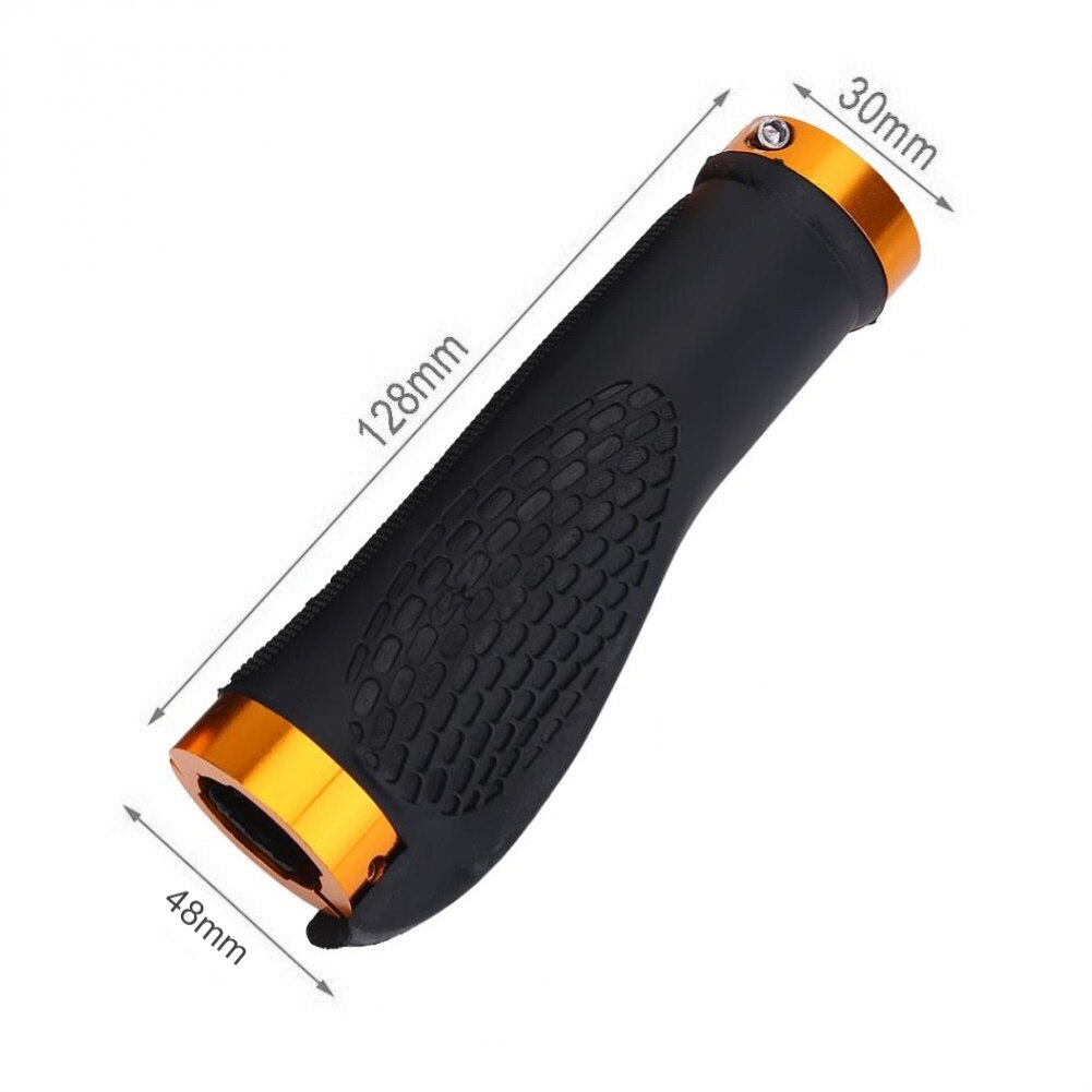 1 paire de ruban de poignée de guidon en caoutchouc pour vtt, antidérapant, verrouillage, accessoires de cyclisme