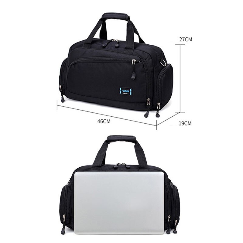 SNUGUG Men&#39;s Sports Gym Bags Cylinder One Shoulder Sport Bag Female Travel Bags Nylon Waterproof Dnylon Water Pouch Package