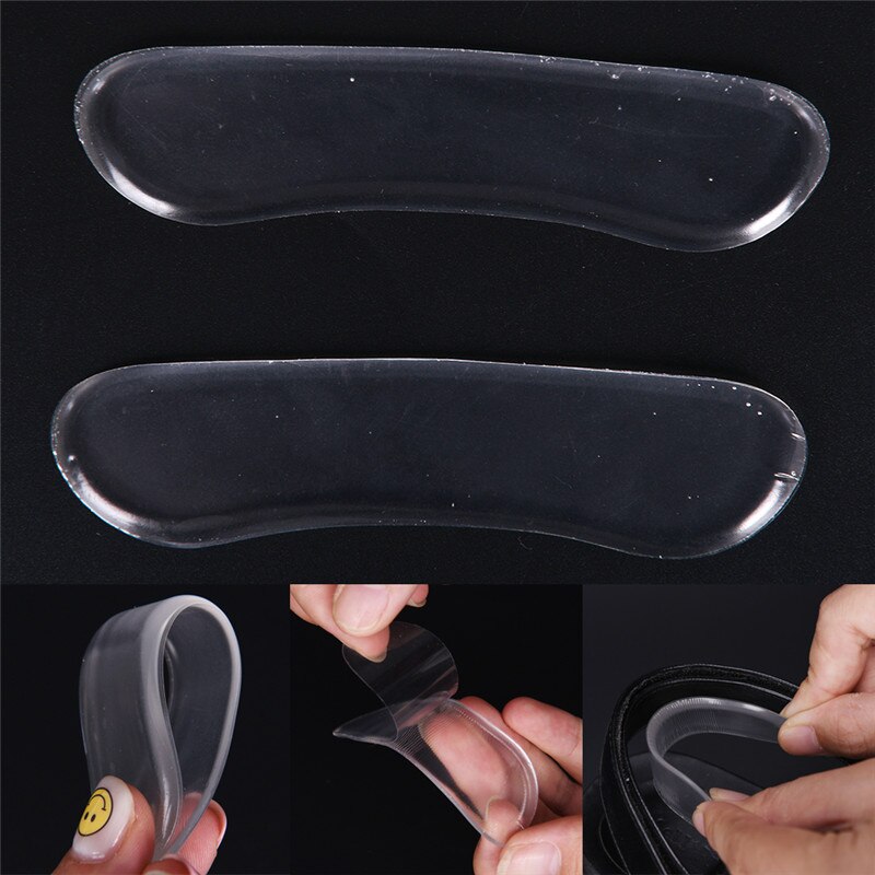 3 paia adesivi in Gel per piedi in Silicone soletta cuscino per tallone alto solette per scarpe trasparenti solette per scarpe adesivo per scarpe invisibile cura dei piedi