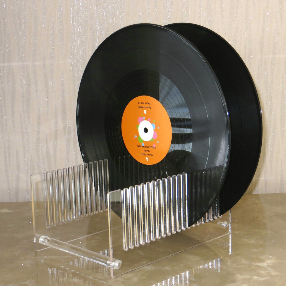 sterben LP aufzeichnen Trocknen Stand Klar-Acryl Rekord Trocknen Stand-passen 10 oder 12 zoll Alben