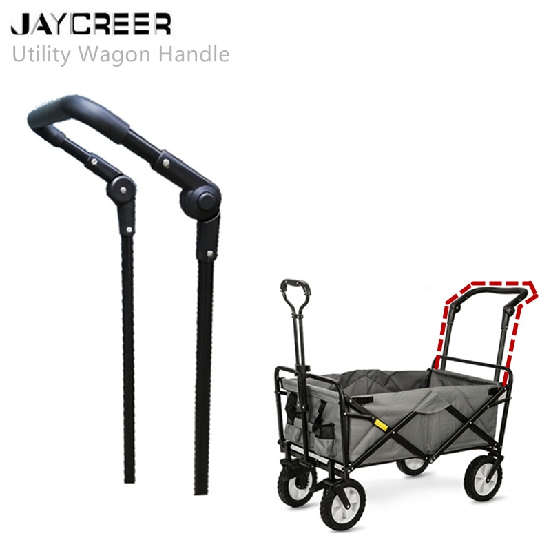 JayCreer Folding Outdoor Utility Wagon Conversion Parts Push Handle Replacement Parts Push Handle