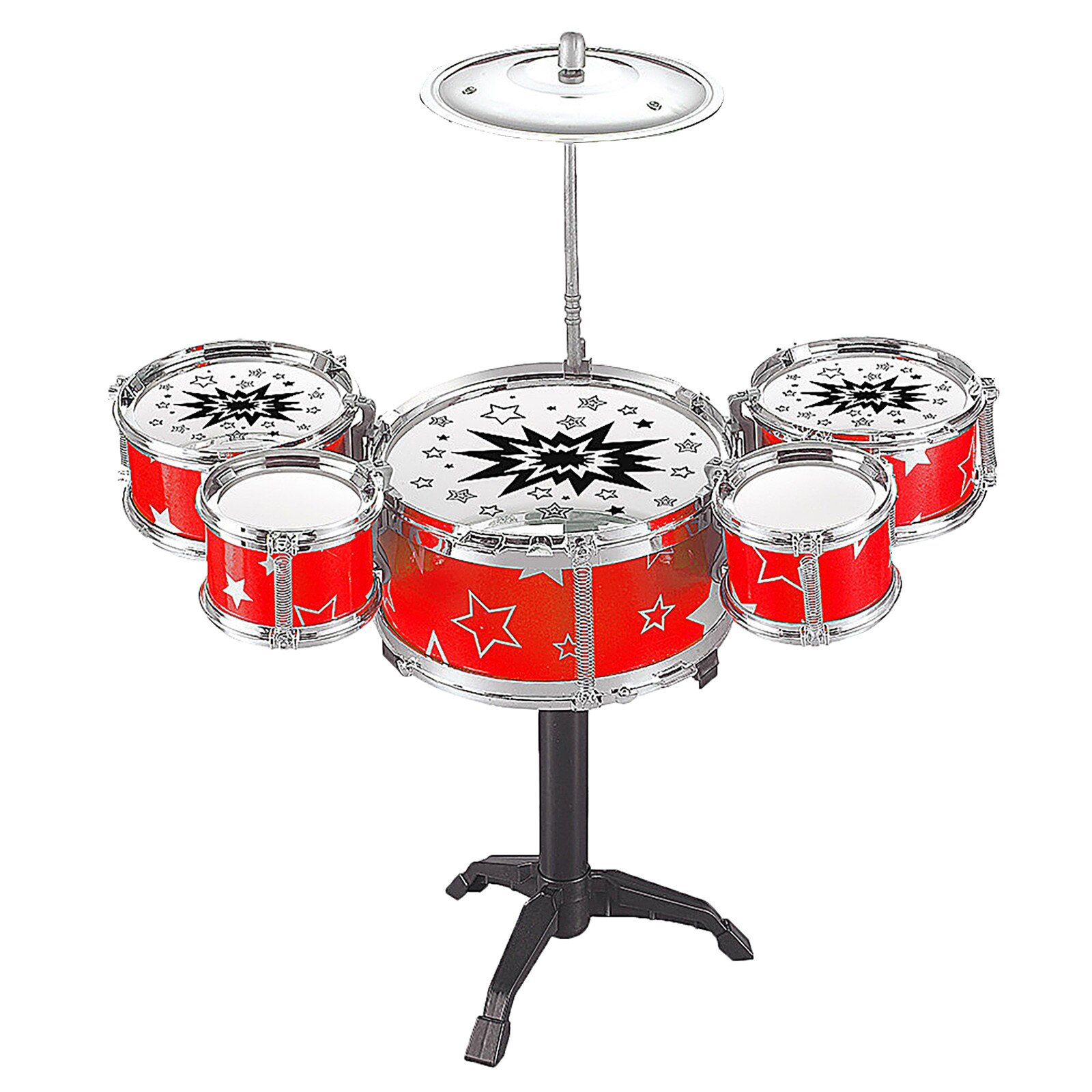 Kids Jazz Drum Set Musical Instrument Educatief Mini Band Spelen Speelgoed Met Stokken Игрушки Для Детей Percussie Voor Kids: B