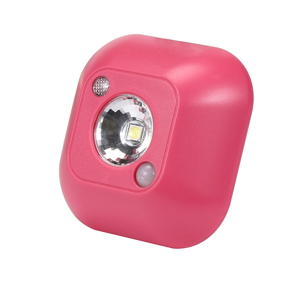 Mini Draadloze Led Sensor Nachtlampje Lamp Pir Infrarood Motion Activated Sensor Licht Voor Wandlamp Kabinet Trappen Licht Cd