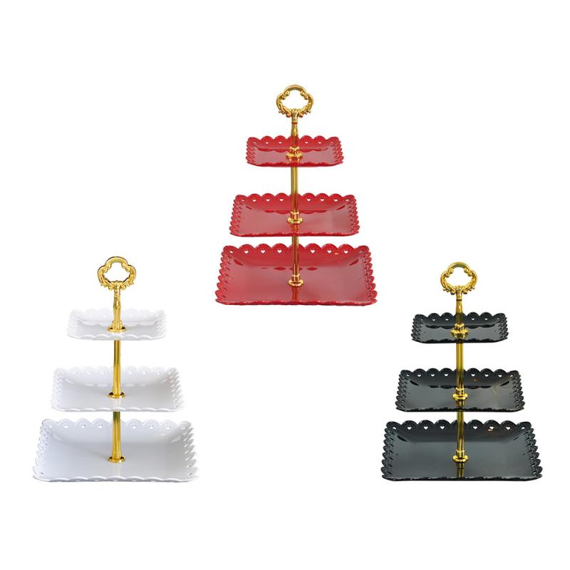European Style Fruit Trays Plastic Dessert Plate Candy Dish Candy Tray For Home Living Room Fruit Plate Snack Plate Fruit Basket