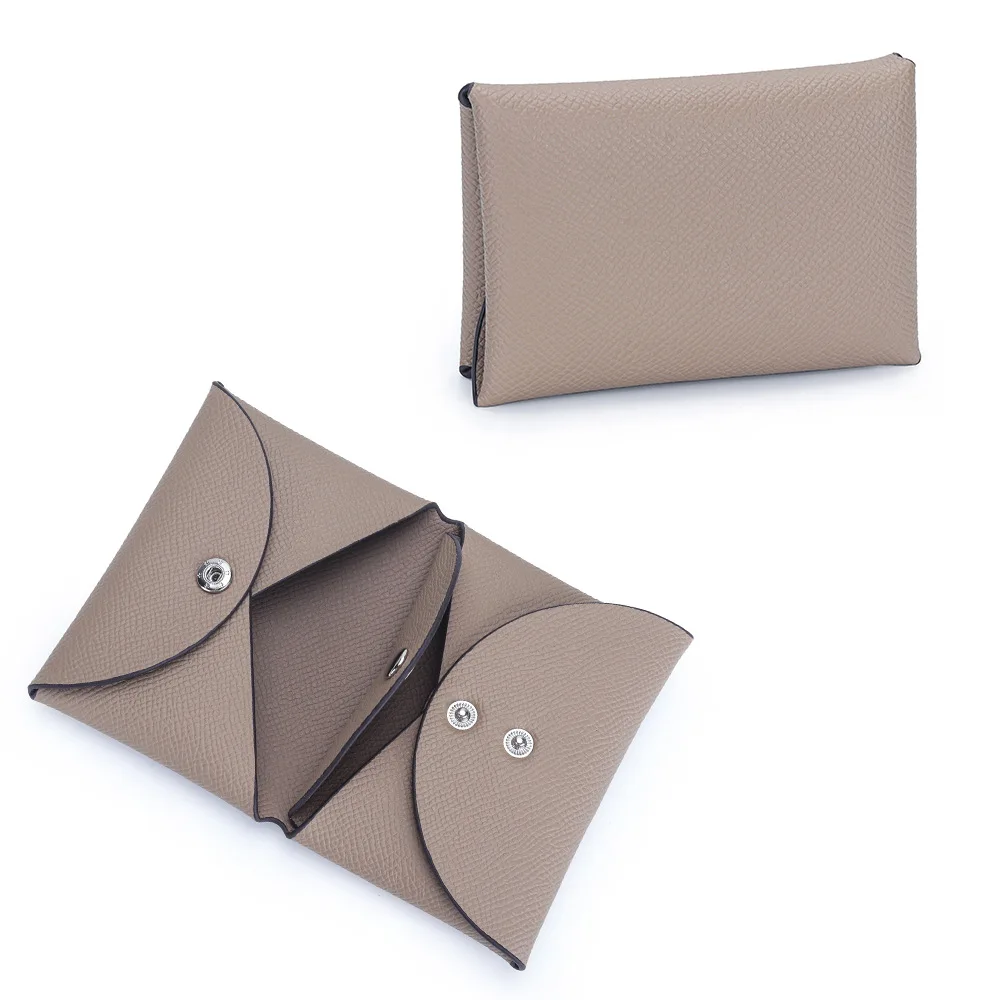 Mini Coin Purse Genuine Leather Small Coin Wallet Genuine Leather Hasp Coin Purse Pouch Change Holder Card Holder for Men Women: Blue