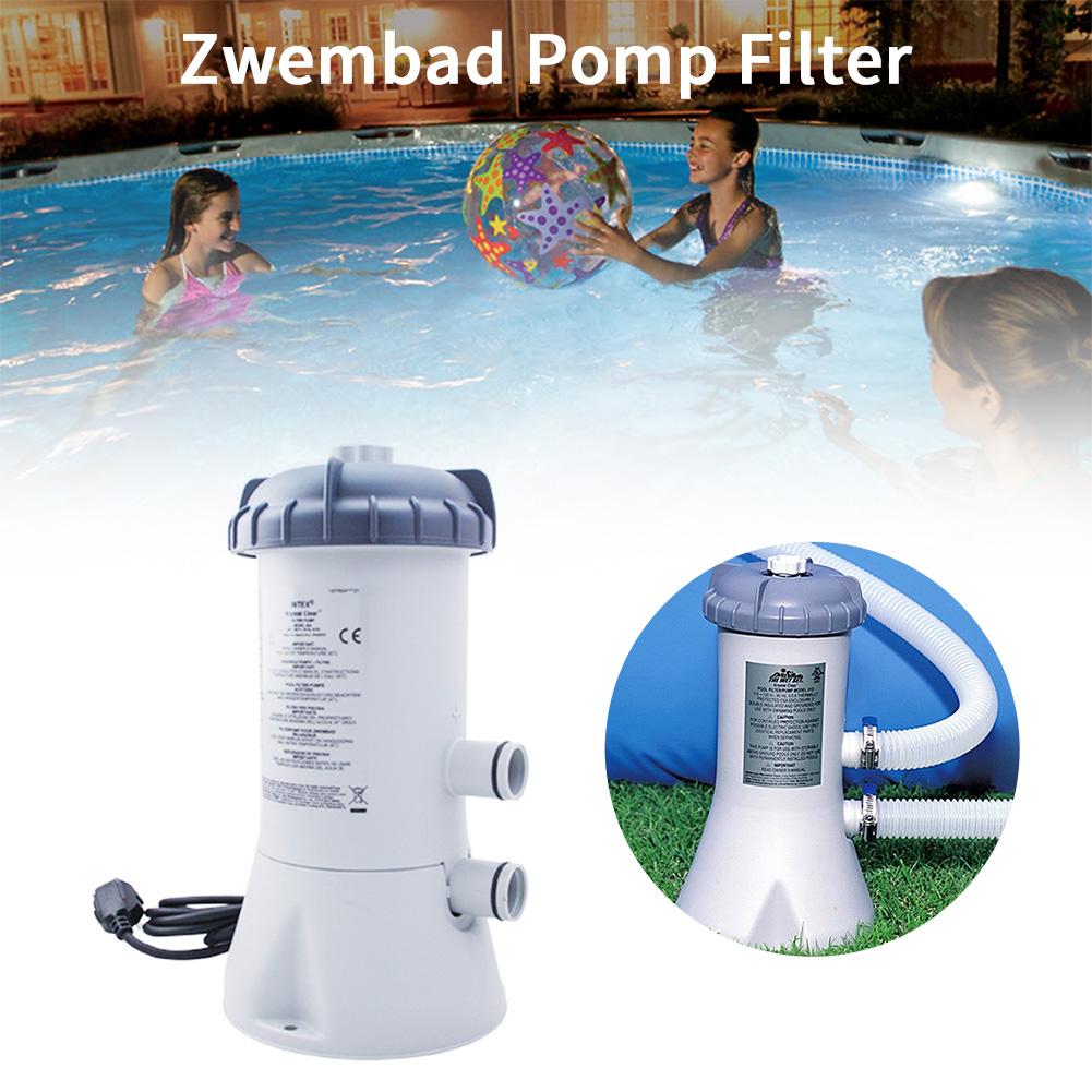 Zwembad Filter Pomp Duurzaam Herbruikbare Zwembad Filter Pomp Water Schoner Eenvoudig Te Installeren Filter Pomp Zwembad Water Cleaning Kit