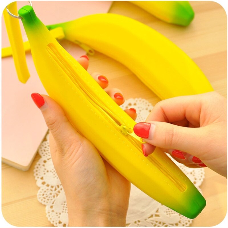 Leuke Portemonnee Banaan Etui Kawaii Bag Silicone Portemonnee kinderen Portemonnees Voor Kinderen Geel Ulrica Coin Voor vrouwen Grappig: Default Title