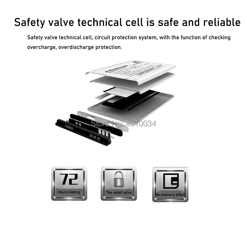 BL-5B-Batería de repuesto de iones de litio recargable integrada, 3,7 V, 890mAh, con celdas de batería, protección PTC, para Nokia 3220 / 3230