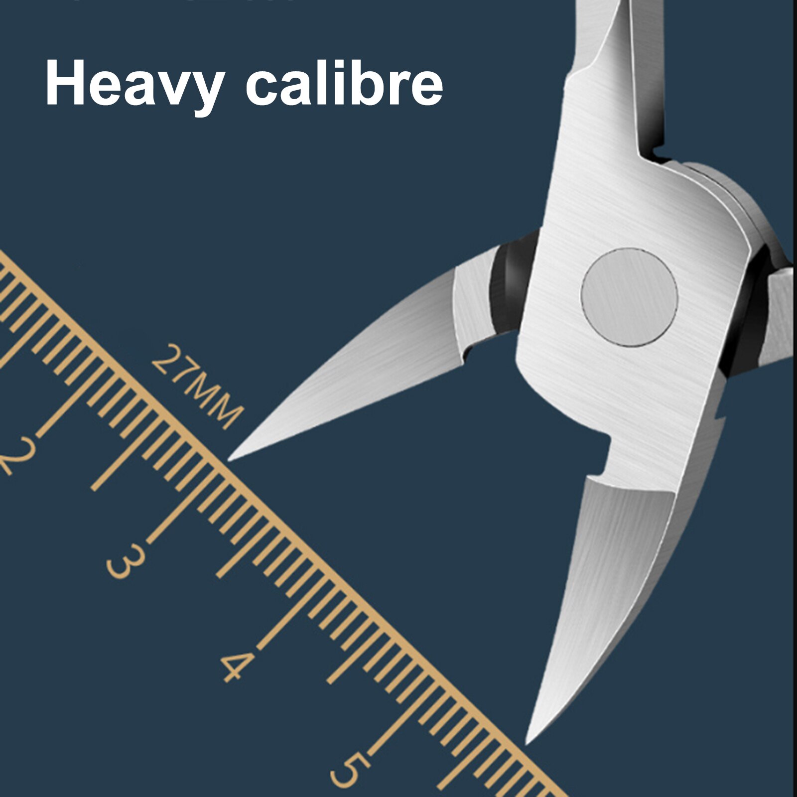 Cortaúñas de acero inoxidable, cortador de cutículas, herramienta de aseo para manicura y pedicura, tijeras para uñas encarnadas