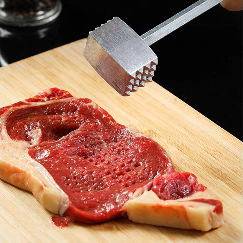 Dubbelzijdige Vlees Hamer Karbonade Steak Hamer Vlees Pluizige Mals Vlees Gehakt Vlees Hamer Thuis Creatieve Keuken Gereedschap