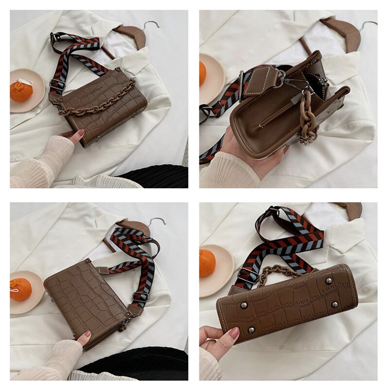 Atli Krokodil Patroon Mini Pu Lederen Tassen Voor Vrouwen Lady Schouder Handtas Vrouwelijke Mode Cross Body Bag