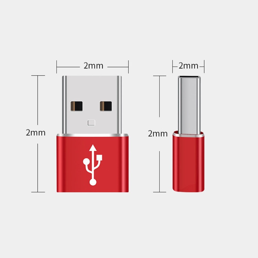 Mini Typ-C Weibliche zu USB 3,0 Männlichen Adapter Daten Transfer Ladung OTG Anschluss