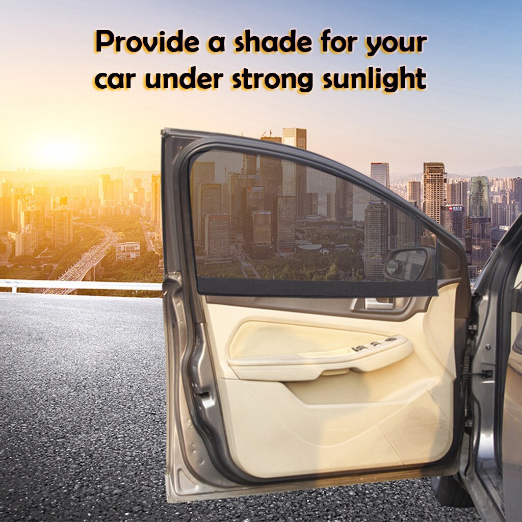 Car Window Sombrinha Sombrinha Poliéster Malha Magnética Janelas Do Carro de Tamanho Universal 4 Pçs/set Protetor Solar Carro Sombrinha Coche