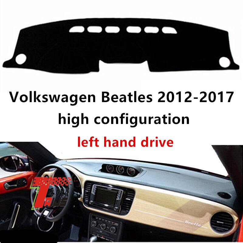 Taijs Linksgestuurde Dashboard Cover Voor V-Olkswagen B-Eatles Licht Auto dashboard Mat Voor B-Eatles