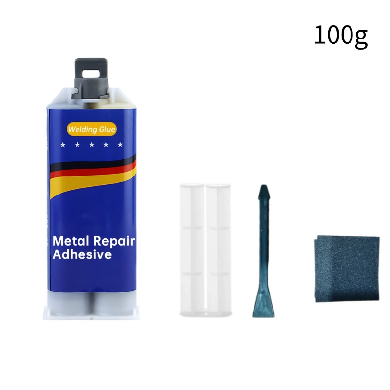 Strong Metal Repair Glue High Strength AB Glue Cold Welding Glue Magic Plastic Repair Industrial Repair Agent AB Glue Sealant: Red