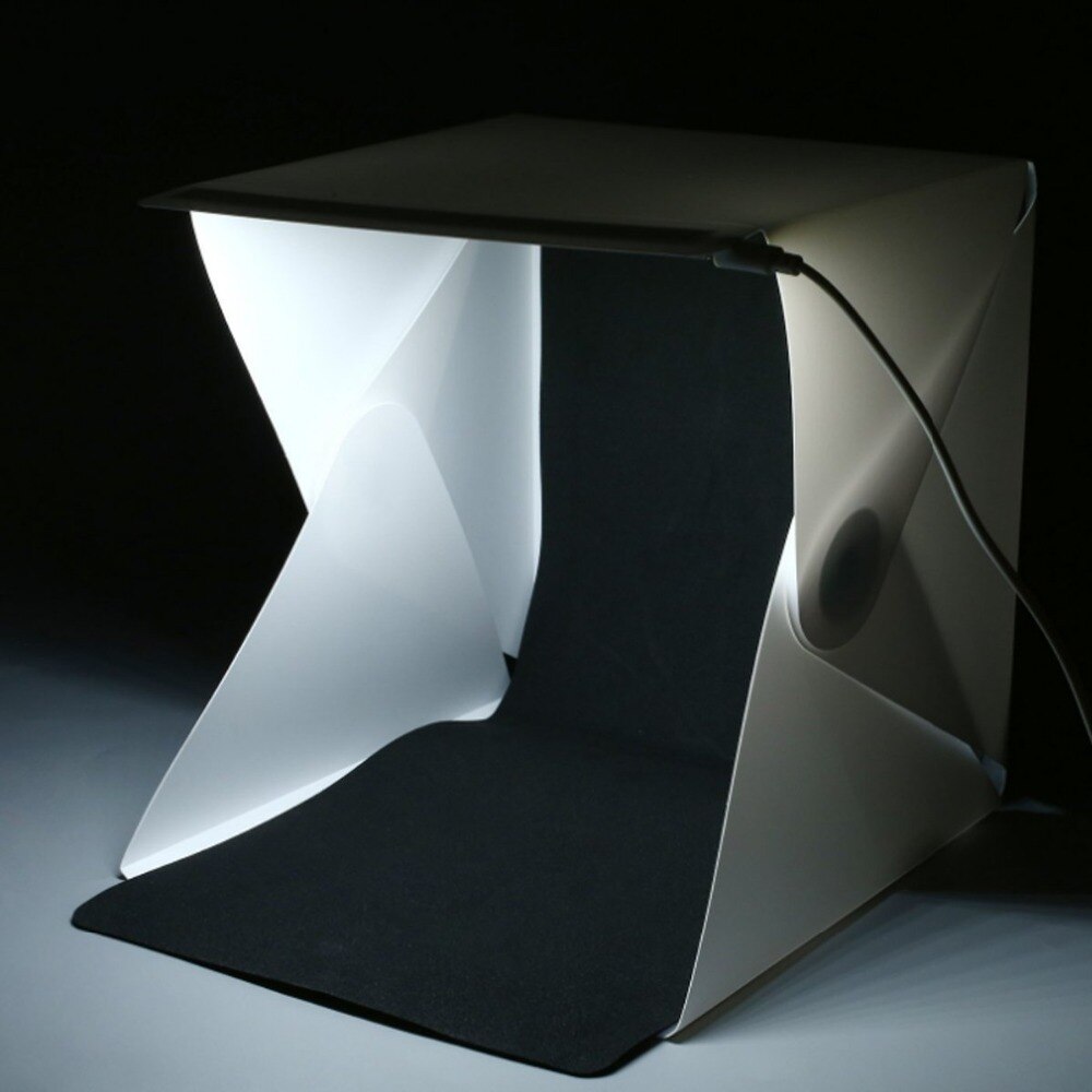 Mini Folding Lightbox Photography Studio Softbox LED Light Soft Box Camera Photo Background Box Lighting Tent Kit