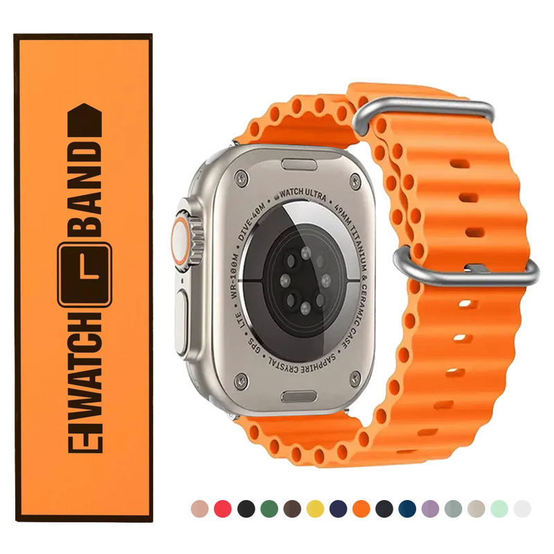 Correa de reloj deportivo para Apple watch ultra 2 1 banda para la serie 9 10 SE pulsera de silicona 42mm 44mm 45mm 49mm 46mm 42 44 45 46 49 mm