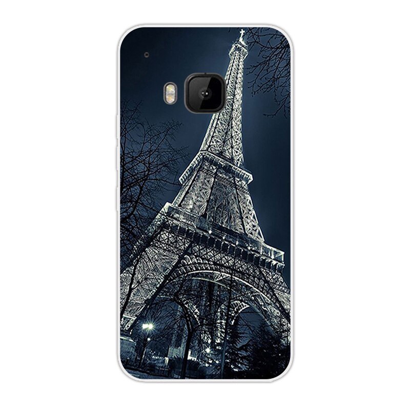 Beschermhoes voor htc one  m9 coque 5.0 " giraffe zachte tpu-hoes voor fundas htc one  m9 cover siliconen achterkant telefoonhoesjes: 16