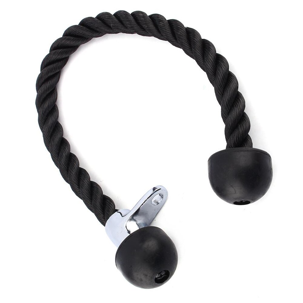 Nylon triceps biceps tau trening kabel skyve opp trekke ned press bar vedlegg